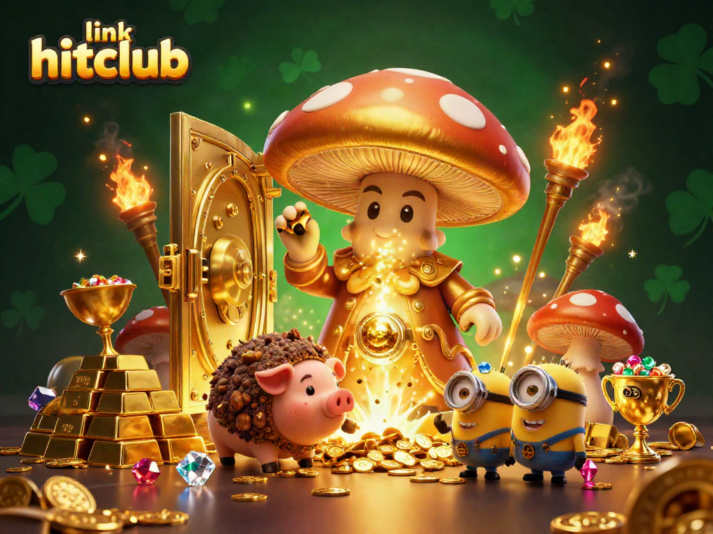 Spin to win with link hitclub at this vibrant online casino featuring golden treasures.