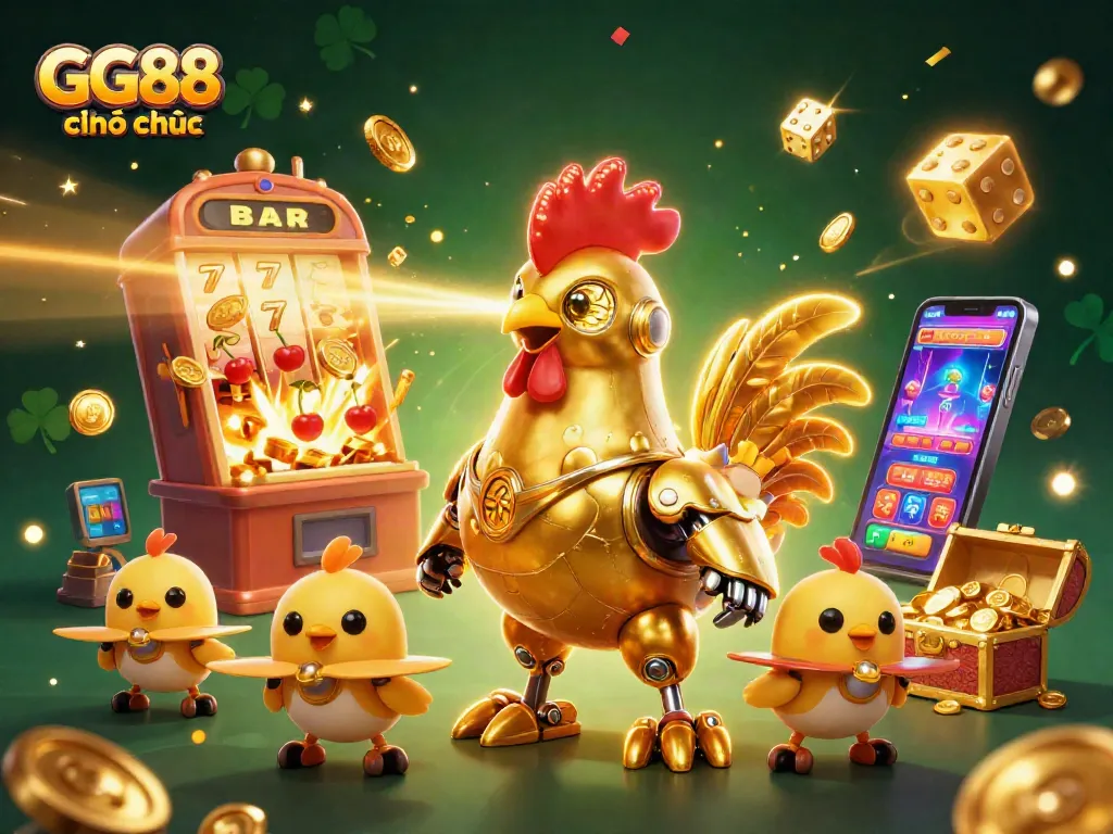 Experience thrilling gaming with GG88 chính thức featuring dynamic characters and vibrant casino elements.