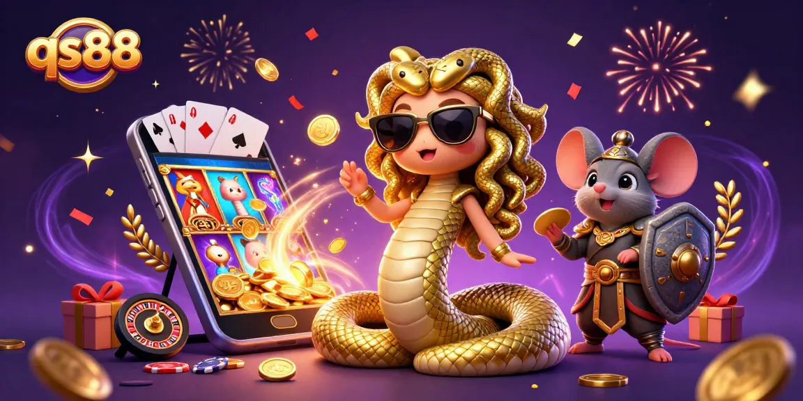 Experience the excitement of qs88 casino with immersive 3D characters and vibrant game elements!