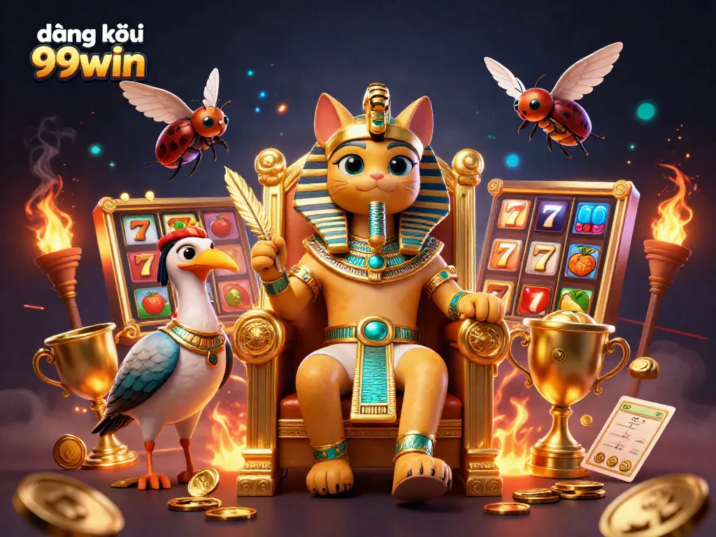 Join the fun of đăng ký 99win and win exciting casino prizes in a vibrant 3D illustration.