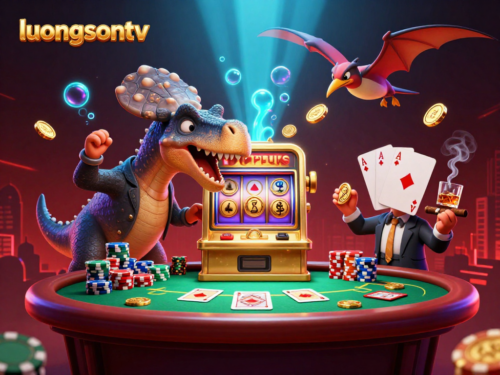 Watch luongsontv as a pachycephalosaurus wins slots, while dynamic casino action unfolds.