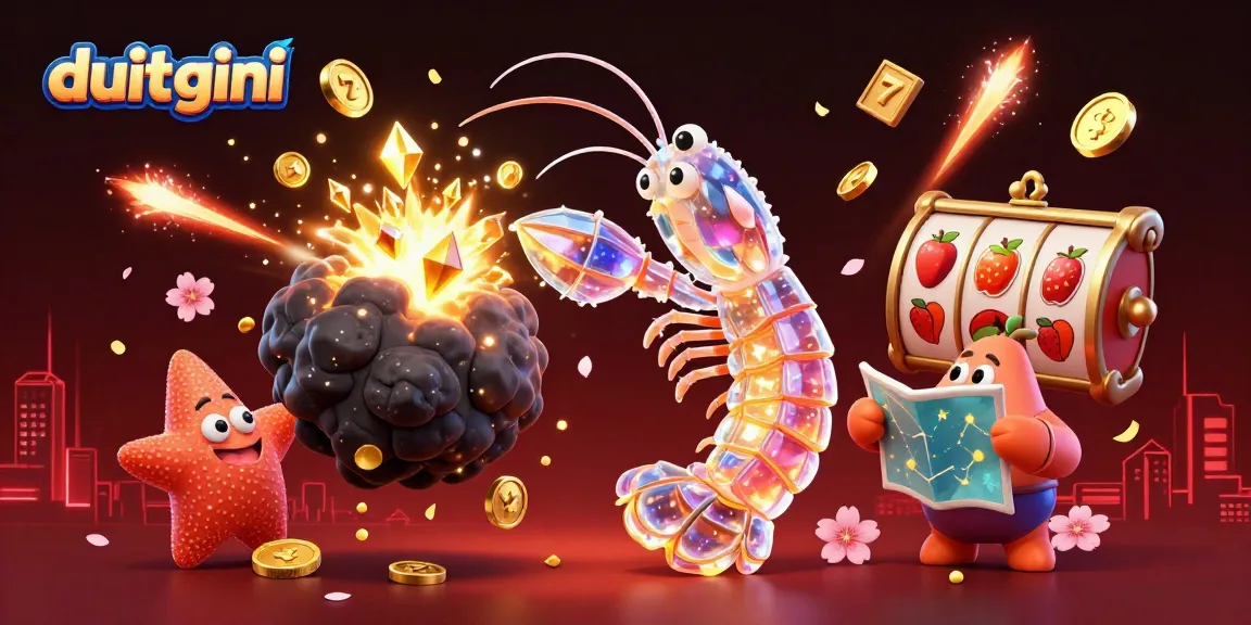 Spin the slots like a pro with duitgini's dynamic characters and vibrant casino elements!
