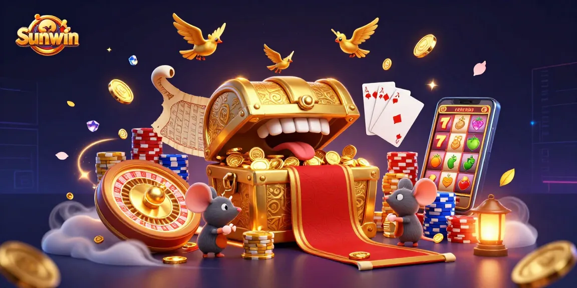 Explore thrilling gaming opportunities at Sunwin with enticing jackpot treasures and dynamic gambling action.